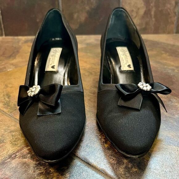 Brighton Zinnia Bow High Heels Size 8.5 M - Picture 4 of 15